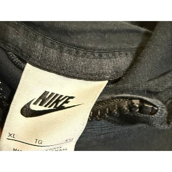 Nike Sportswear Men's Tech Fleece Full Zip Hoodie Sweatshirt Black XL - Picture 10 of 14